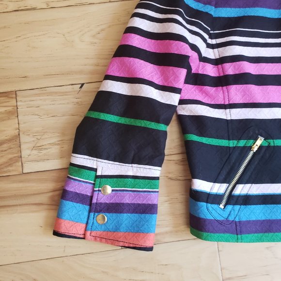 NWOT Anthracite by Muse  Multi-Colored Jacket Sz 8P - Picture 4 of 11